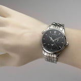 39mm Master Geographic Black Dial JLC Serviced