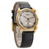 34mm Vintage 18k Rose Gold Mechanical Dress Watch