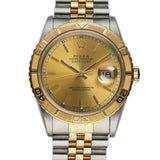 36mm Vintage Turn-O-Graph Steel and 18k YG Thunderbird