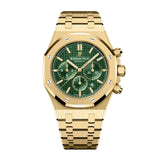 41mm Chronograph 18k Yellow Gold Green Dial Limited Edition of 125 Pieces