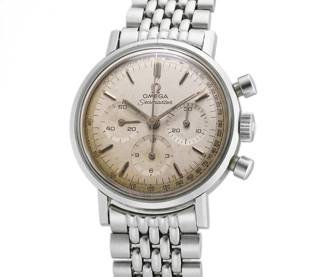 Omega seamaster hotsell chronograph white dial