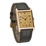 30mm 18k Rose Gold Golden Dial Dress Watch