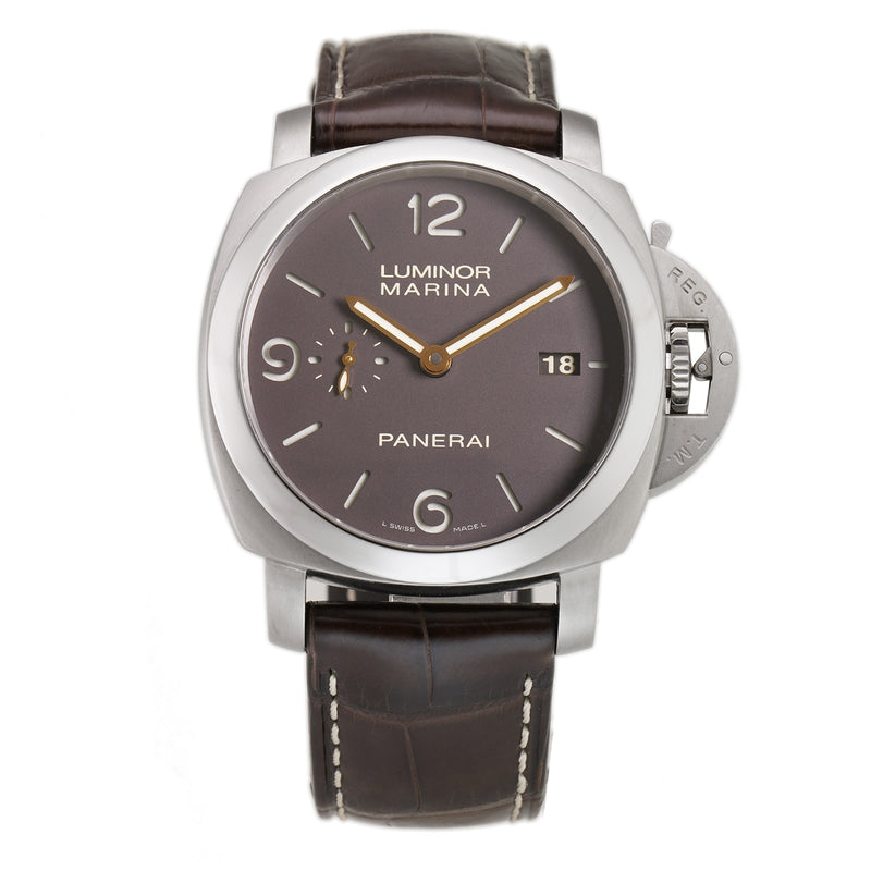 Panerai Luminor 1950 Titanium 44mm Brown Sandwich Dial PAM 00351