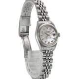 26mm Steel Factory MOP Diamond Dial 18k Fluted Bezel P Serial 2002