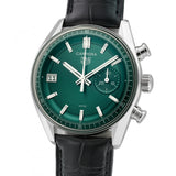 39mm Stainless Steel Green Dial Chronograph