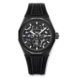 41mm Black Ceramic Black Skeleton Dial