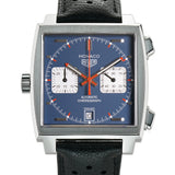 39mm Steve Mcqueen Calibre 11 Chronograph Blue Dial
