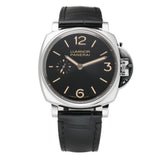 42mm Luminor Due 3 Days Steel Black Dial 2016