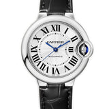 33mm Stainless Steel Silver Roman Guilloche Dial