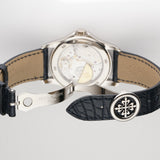 39mm World Time 18k WG Silver Dial Patek Serviced 2025