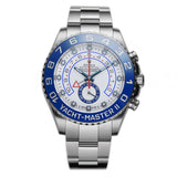 44mm Regatta Chrono Steel Blue Ceramic Bezel 2015