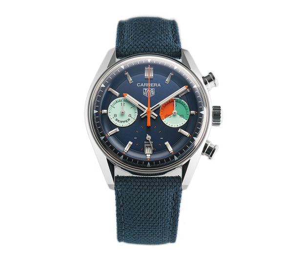 39mm Chronograph Skipper Steel Blue Dial