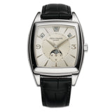 39mm Calendario 18k WG Silver Dial Patek Serviced