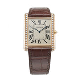 32mm Tank Louis XL Extra Flat 18k RG Diamond Bezel