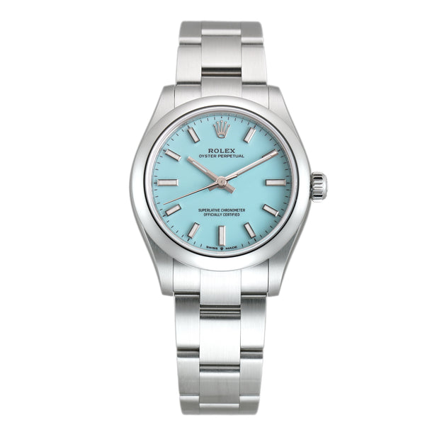 31mm No-Date Tiffany Blue Dial With RubberB