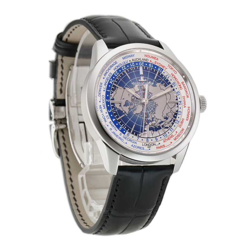 42mm Universal Time True Second Steel Blue Dial 2016