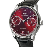 42mm Portugieser 7 Day Steel Red Burgundy Dial 2021