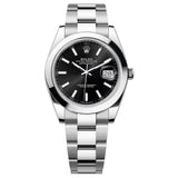 Steel 41mm Black Index Dial Oyster Bracelet