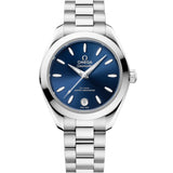 30mm Aqua Terra 150M Steel Bracelet Blue Dial