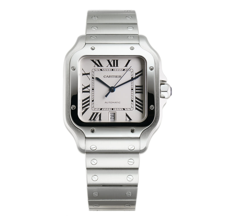 40mm Large Stainless Steel Silver Dial Automatic 2019