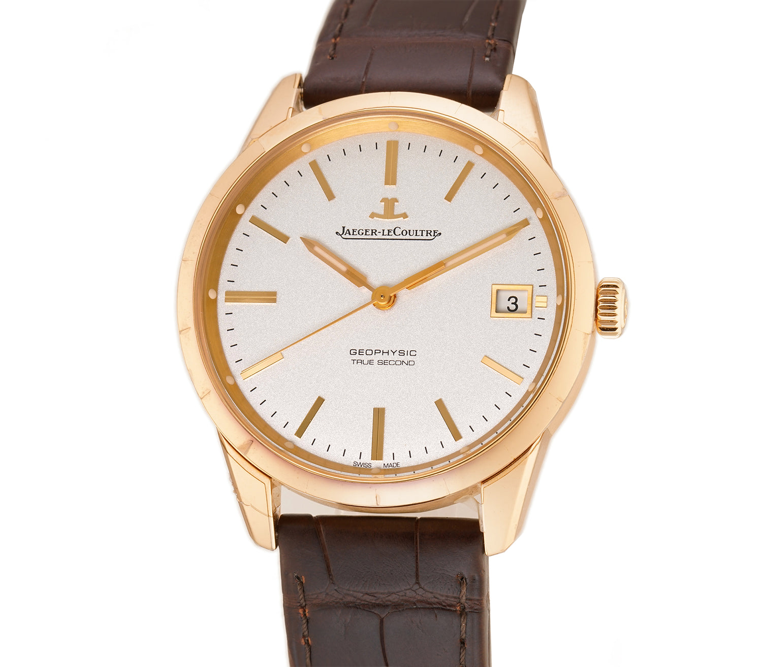 JLC Geophysic True Time 40mm True Second 18k Rose Gold Q8012520