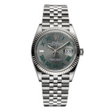 36mm Steel Wimbledon Dial Fluted Bezel Jubilee
