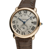 40mm Ronde Louis 18k RG Silver Dial Auto 2019