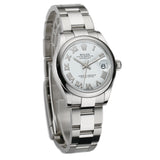 31mm Steel White Roman Dial Oyster Bracelet