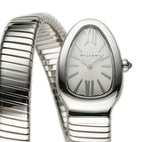 35mm Tubogas Double Spiral Steel Silver Dial