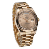 41mm 18k RG President Rose Roman Dial Full Set 2015