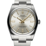 36mm No-Date Silver Index Dial