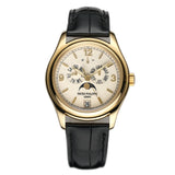 39mm Annual Calendar Moon 18k YG Cream Dial