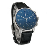 41mm Chronograph Steel Blue Sunburst Dial