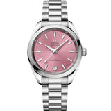34mm Aqua Terra Steel Shell Pink Dial