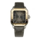 40mm Large Steel & 18k Yellow Gold Anthracite Grey Dial