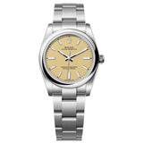 34mm No-Date Beige Index Dial