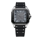 40mm Large ADLC Bezel Steel Grey Dial