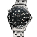 42mm Diver 300m Steel Black Dial