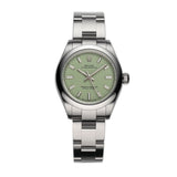 28mm No-Date Steel Pistachio Dial
