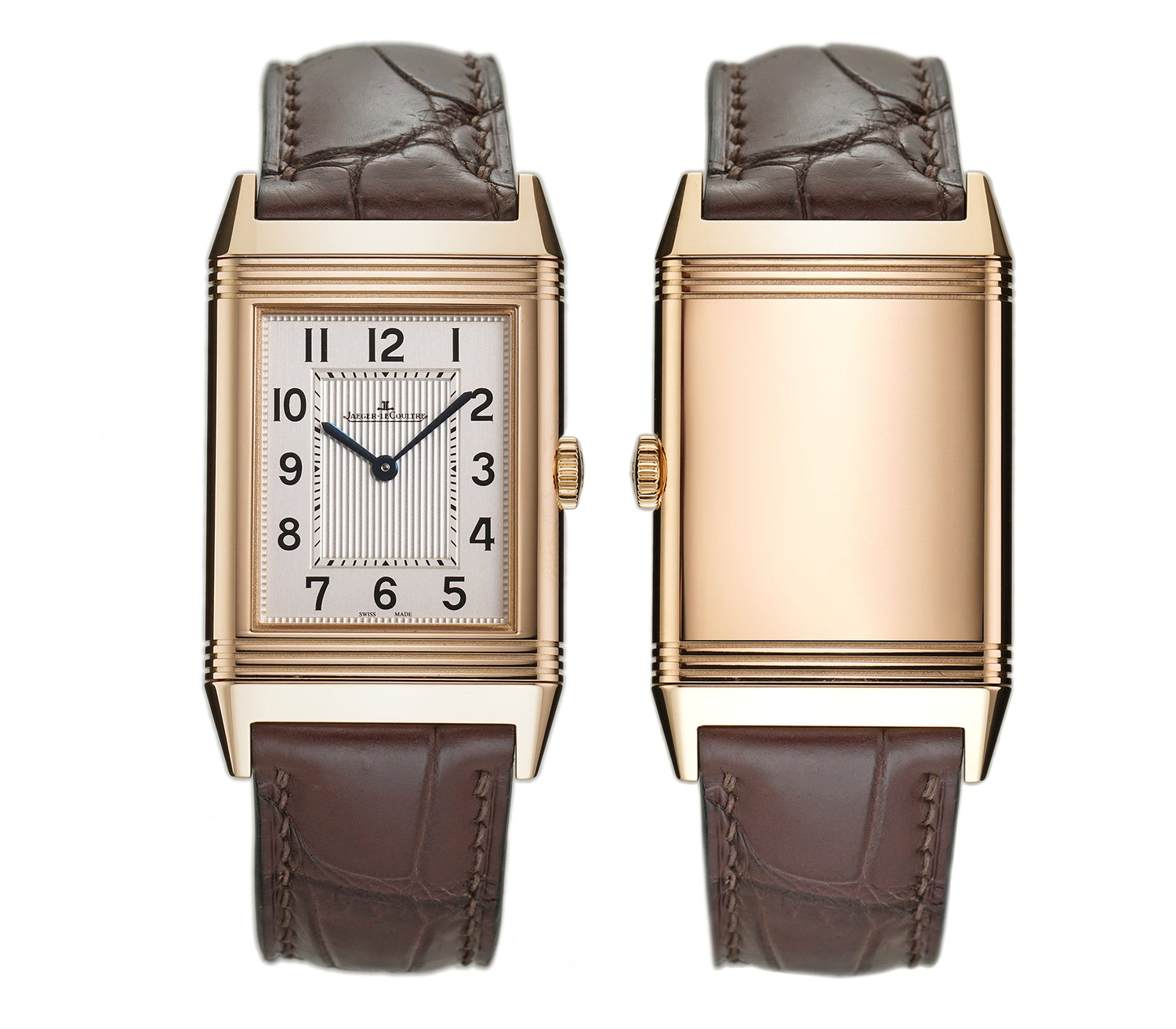 Jaeger LeCoultre 27mm Grande Reverso Ultra Thin 18k Rose Gold Q2782520 Element iN Time NYC