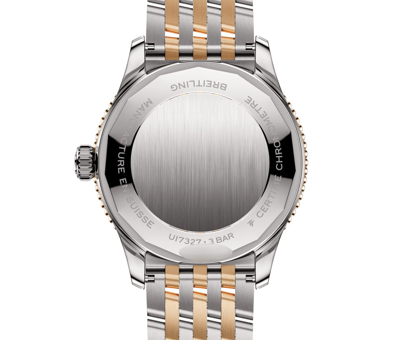 36mm Stainless Steel and 18k Rose Gold Automatic