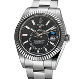 42mm Steel Black Dial Oyster Bracelet