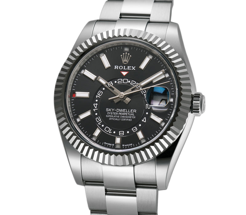 42mm Steel Black Dial Oyster Bracelet