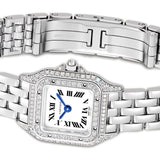 25mm Small 18k White Gold Diamond Bezel