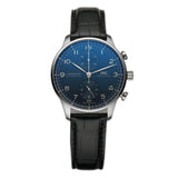 41mm Chronograph Steel Blue Sunburst Dial