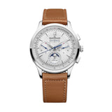 40mm Chronograph Calendar Silver Dial Steel Bracelet