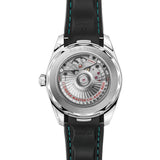 38mm Aqua Terra 150M Steel Turquoise Dial Black Strap