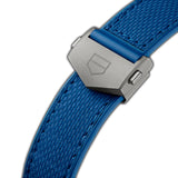 39mm Titanium Chronograph Blue Skeleton Dial