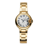 33mm 18k Yellow Gold Silver Dial Auto