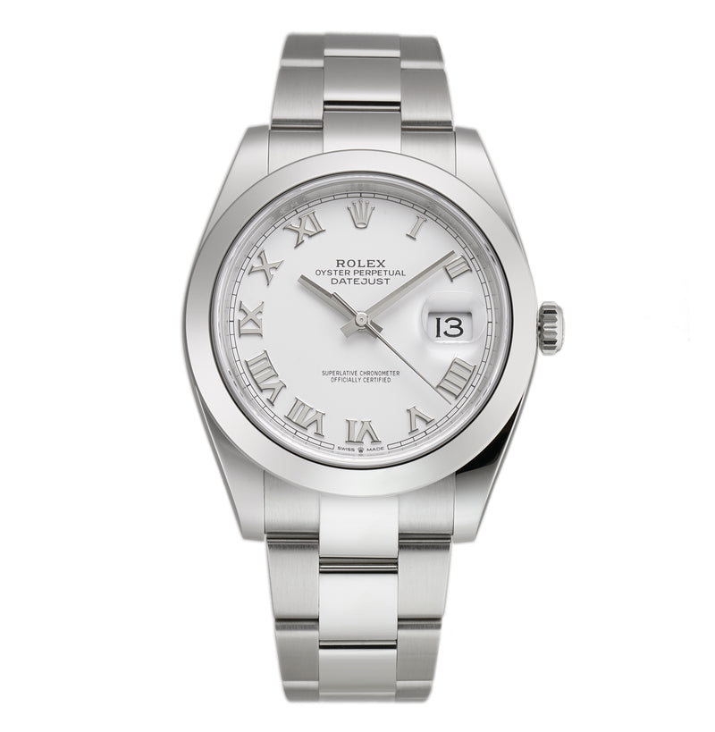 Rolex white best sale roman dial